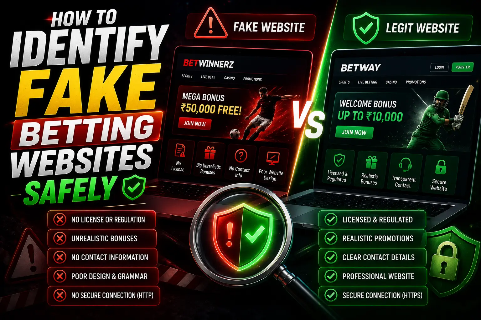 How to Identify Fake Betting Websites Safely