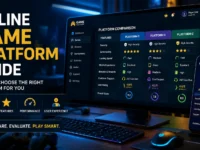 Online game platform guide showing security features, platform comparison tools, and user experience evaluation.